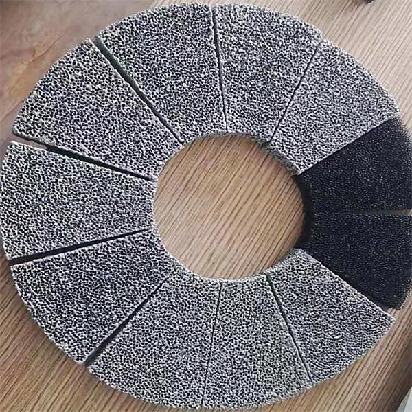 Special size SiC foam filter used in foundry industry