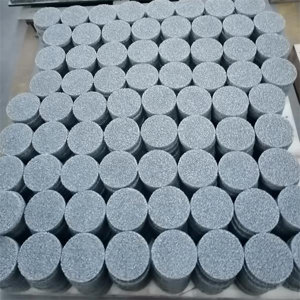 75x22 round SiC foam filters used for cast iron